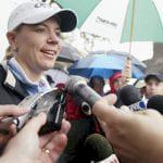 652 journalister var ackrediterade för att bevaka Annika på Colonial 2003. Foto: Scott Halleran/Getty Images