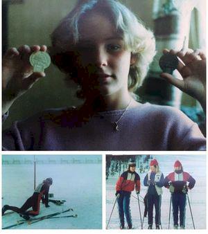 32 år mellan hennes två SM-medlajer