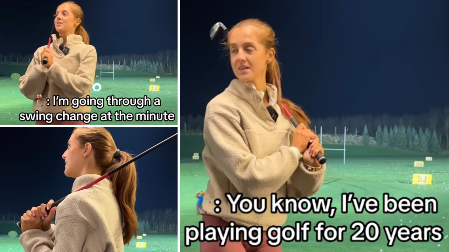När en golftränare får oönskad hjälp