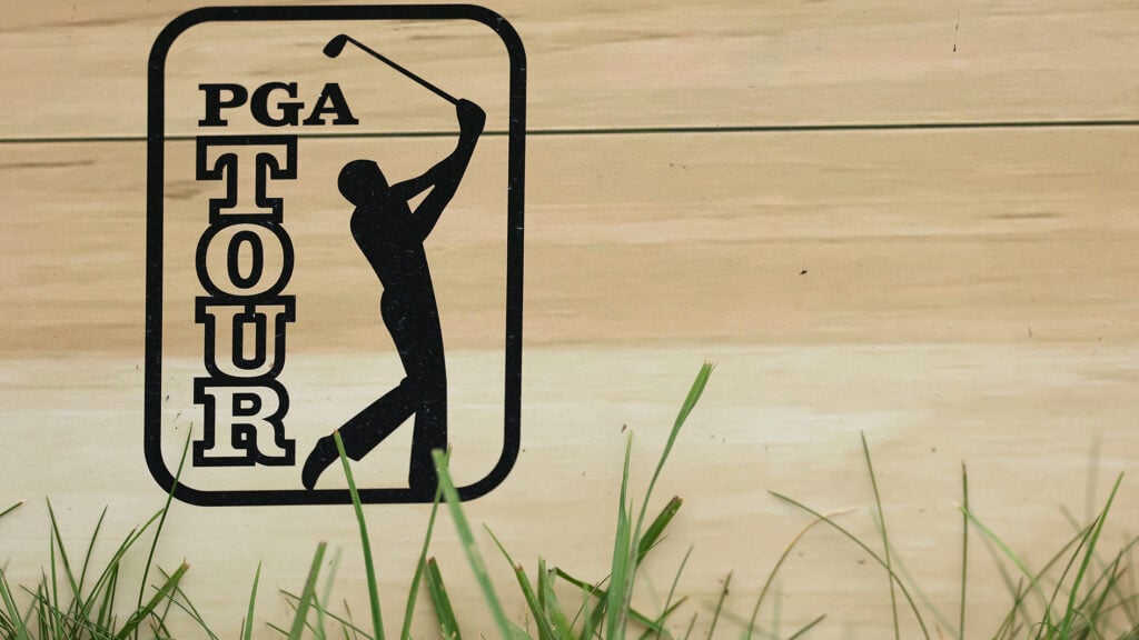 pga tour-logo i gräs