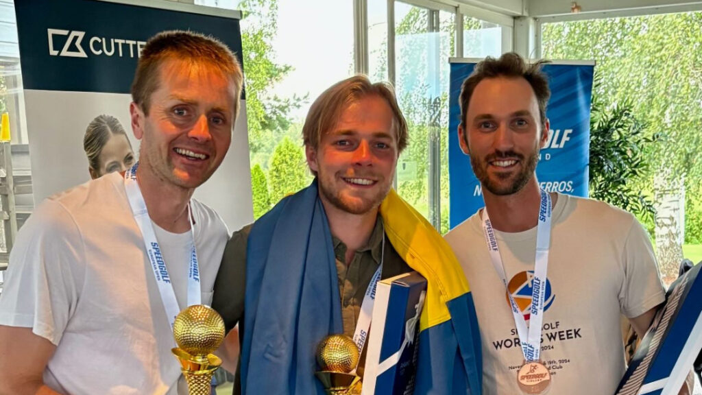 speeedgolfare med medaljer