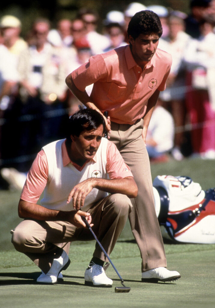 golfspelarna seve ballesteros och jose maria olazabal