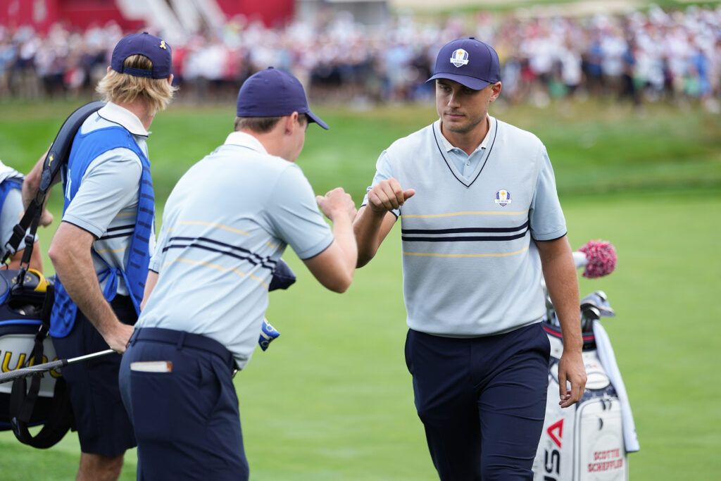 golfspelarna ludvig åberg och matt fitzpatrick