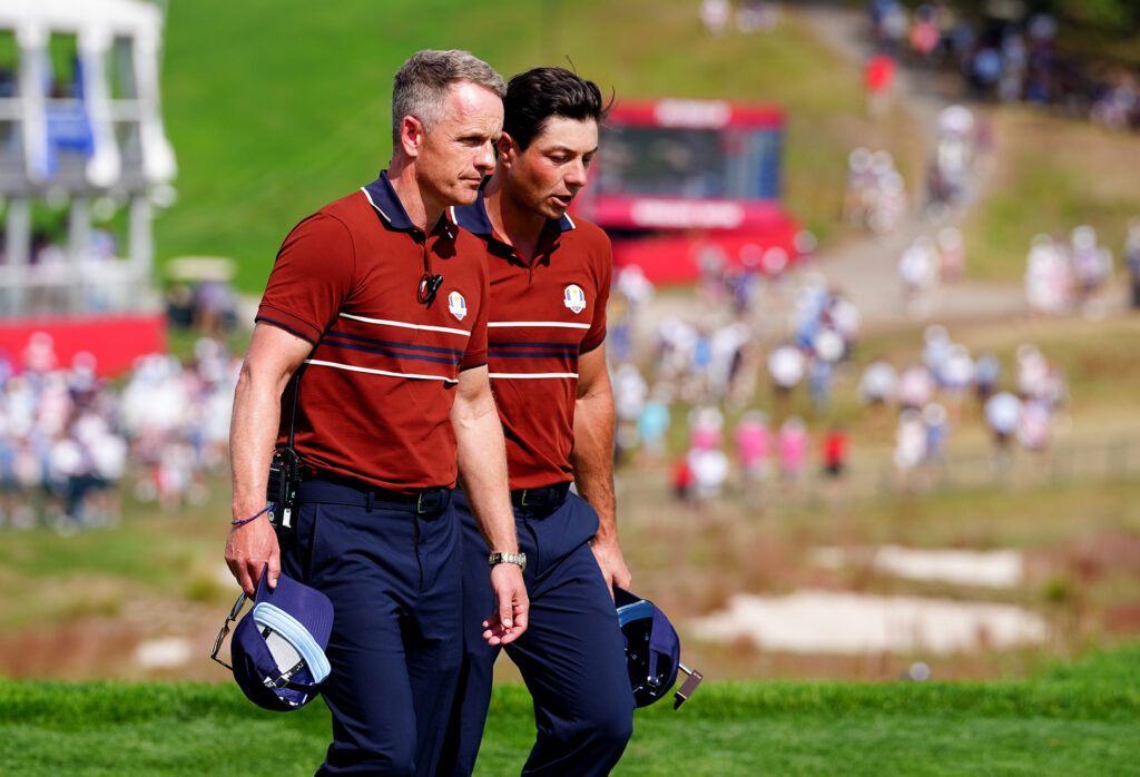 luke donald och viktor hovland