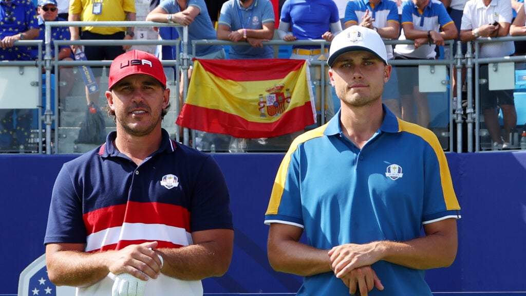 golfspelarna brooks koepka och ludvig åberg