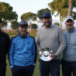 golfspelare på golfbana i turkiet