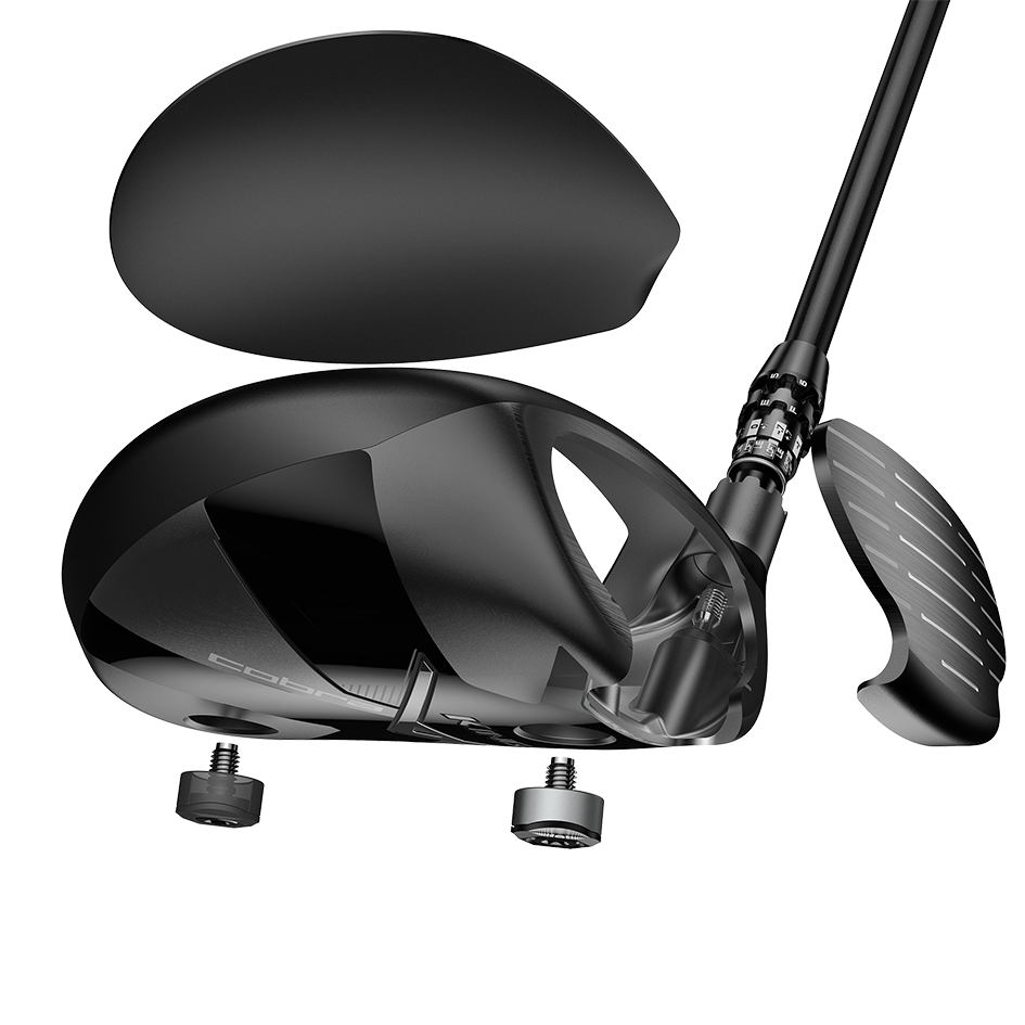 svart golfklubba från cobra