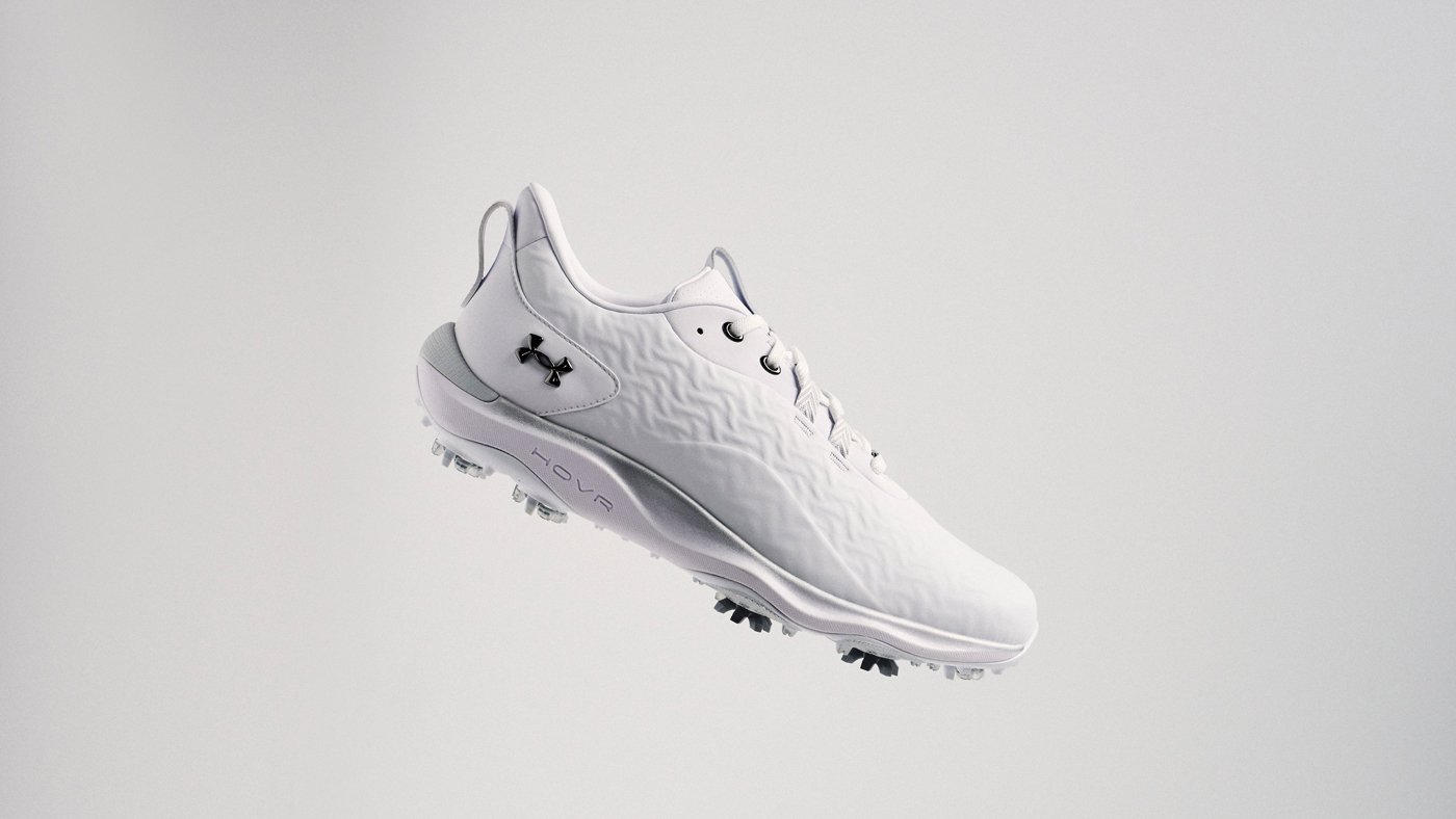 vit golfsko från märket Under Armour