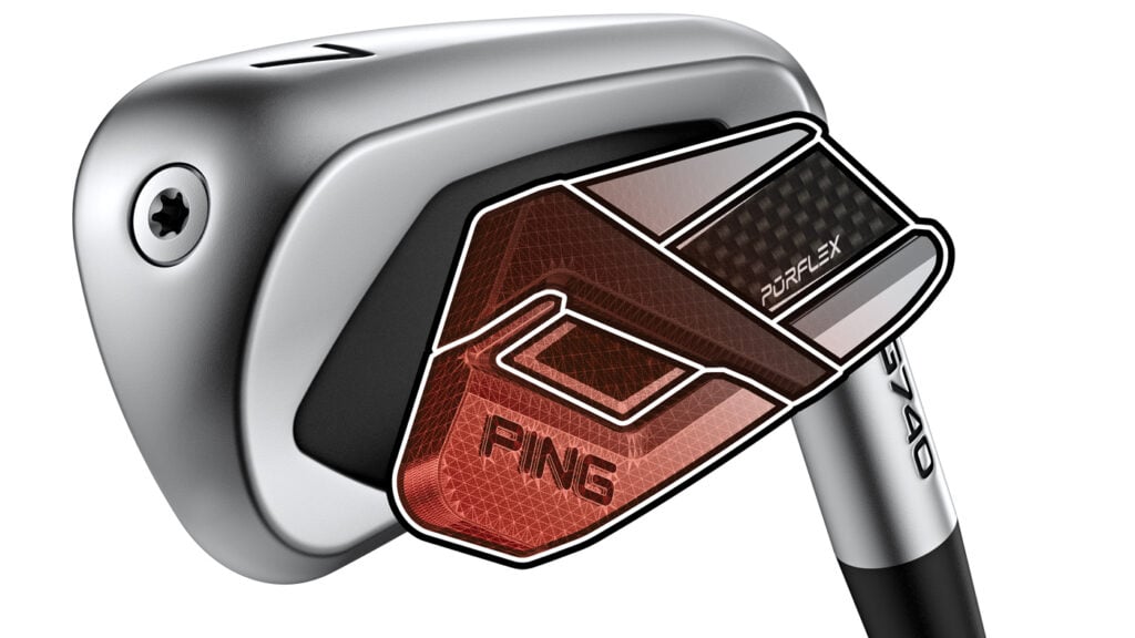 PING G740, cavity badge, irons