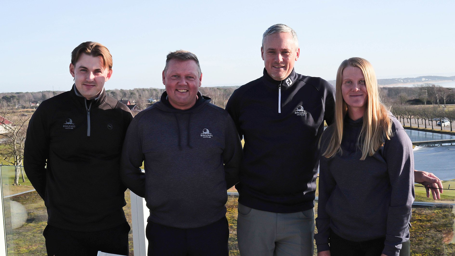 golfspelare på golfbana