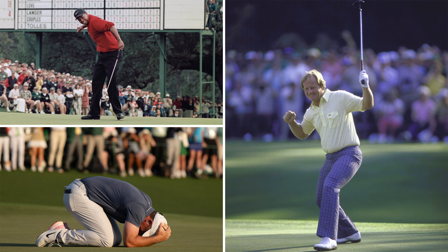 tiger woods, jack nicklaus, rory mcilroy