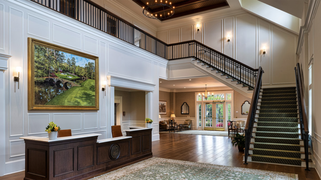 hus på golfbanan Augusta National Golf Club