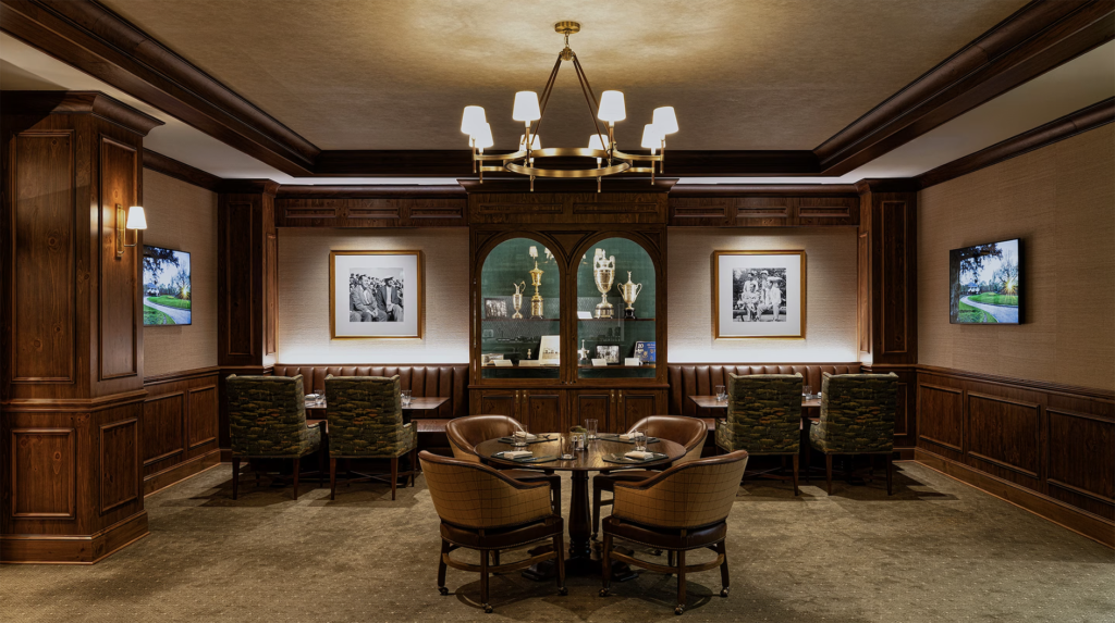 hus på golfbanan Augusta National Golf Club