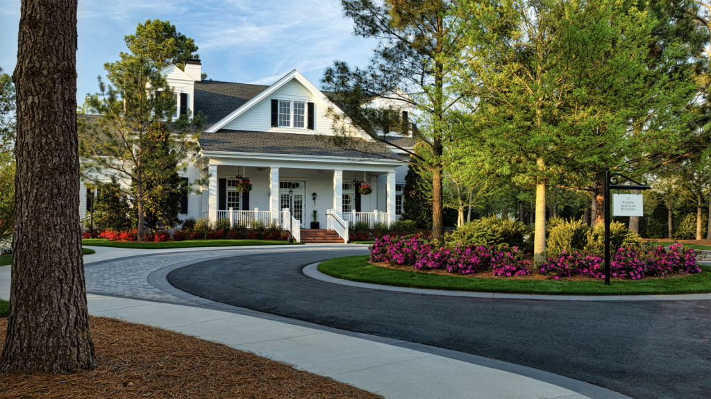 hus på golfbanan Augusta National Golf Club