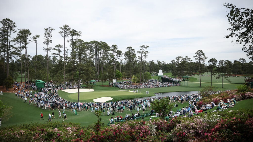 golfbanan augusta national i georgia, usa
