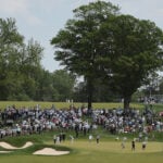 golfspelare på golfgreen
