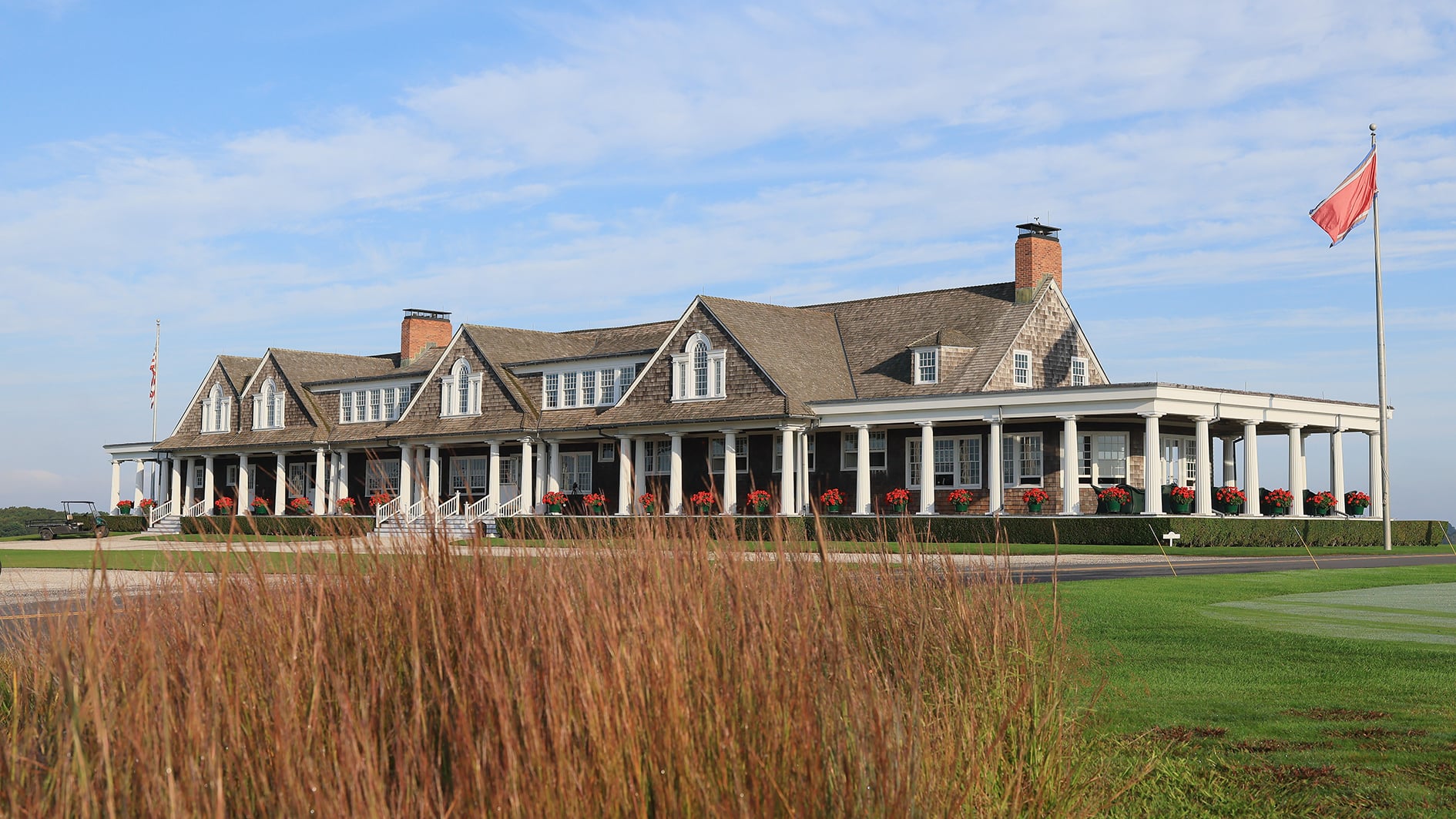 klubbhus på golfbana i usa