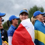 Europas spelare firar segern i Solheim Cup 2026