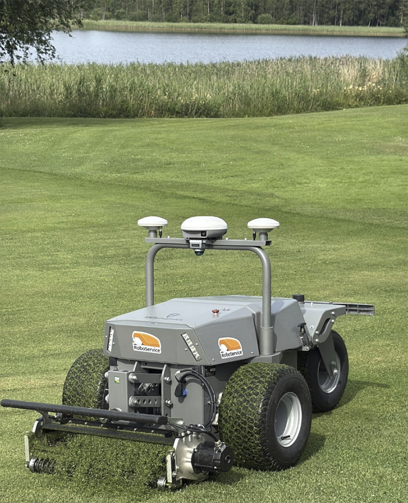 robot klipper gräs