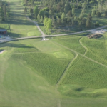 golfbana fotad från ovan