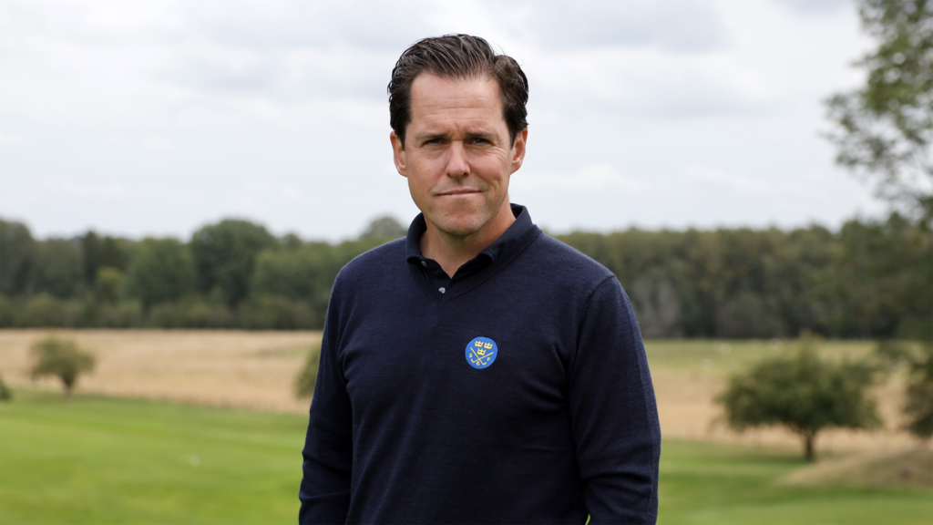 Marcus Norman, sportchef och tillträdande generalsekreterare på Svenska Golfförbundet.