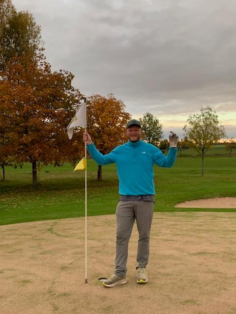golfspelare firar HIO