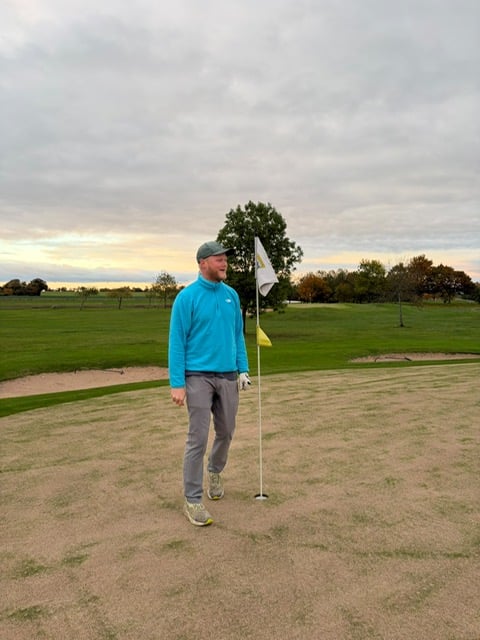 golfspelare firar HIO